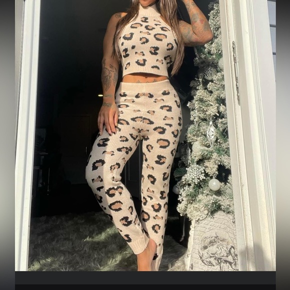 Pants - Cheetah Lounge Outfit